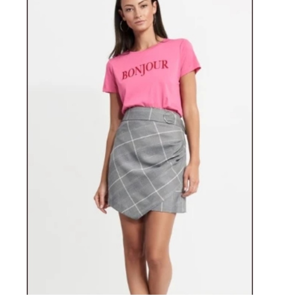 ✨3/$20✨ Dynamite Asymmetrical Plaid Mini Skirt